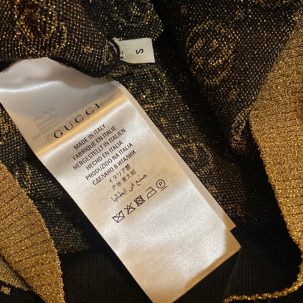 Gucci GG lamé Top Size S - Picture 4 of 11